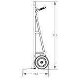 Valley Craft Industrial Highcapacity Hand Truck 600 lb Aluminum Body Image 3