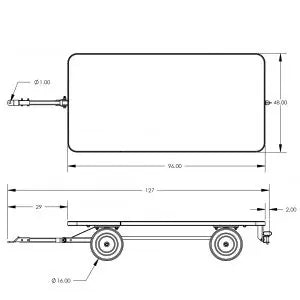 UltraHeavy Duty QuadSteer Steel Trailer by Valley Craft Image 6