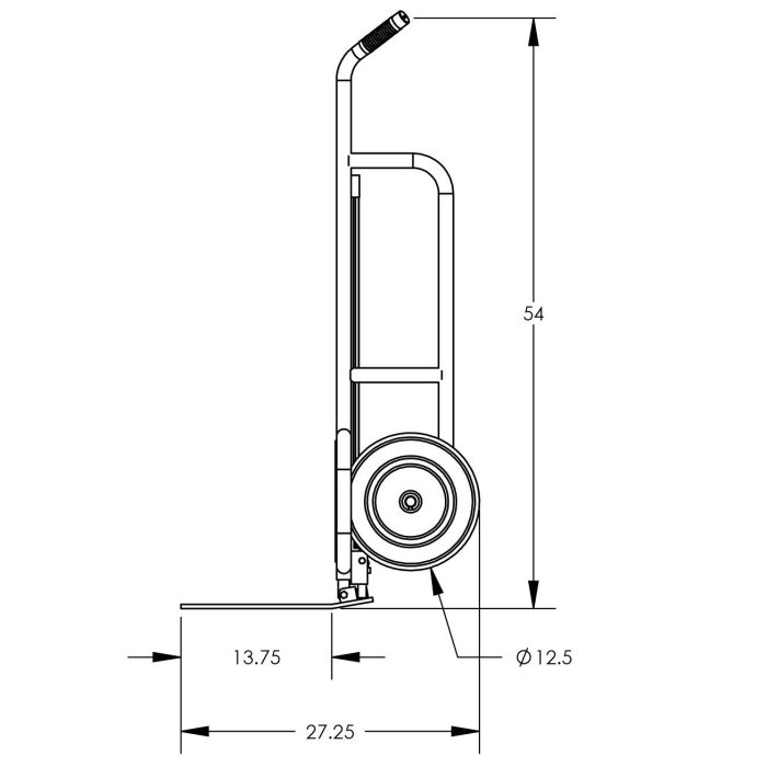 Valley Craft UltraDurable Aluminium 2Wheel Pallet Hand Truck Image 3