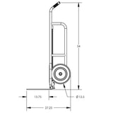 Valley Craft UltraDurable Aluminium 2Wheel Pallet Hand Truck Image 3