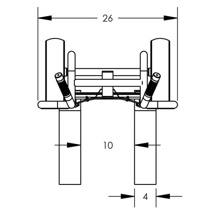 Valley Craft UltraDurable Aluminium 2Wheel Pallet Hand Truck Image 4