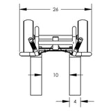 Valley Craft UltraDurable Aluminium 2Wheel Pallet Hand Truck Image 4