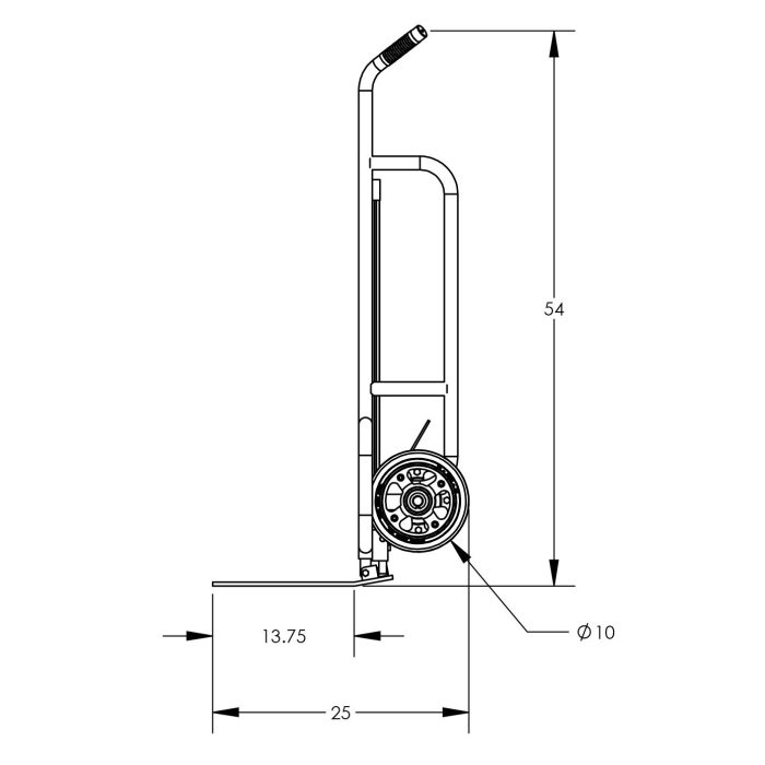 Valley Craft UltraDurable Aluminium 2Wheel Pallet Hand Truck Image 6