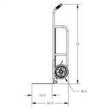 Valley Craft Steel 2Wheel UltraHeavy Duty Pallet Hand Truck Image 6