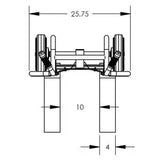 Valley Craft Steel 2Wheel UltraHeavy Duty Pallet Hand Truck Image 7