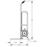 Valley Craft Steel 2Wheel UltraHeavy Duty Pallet Hand Truck Image 9