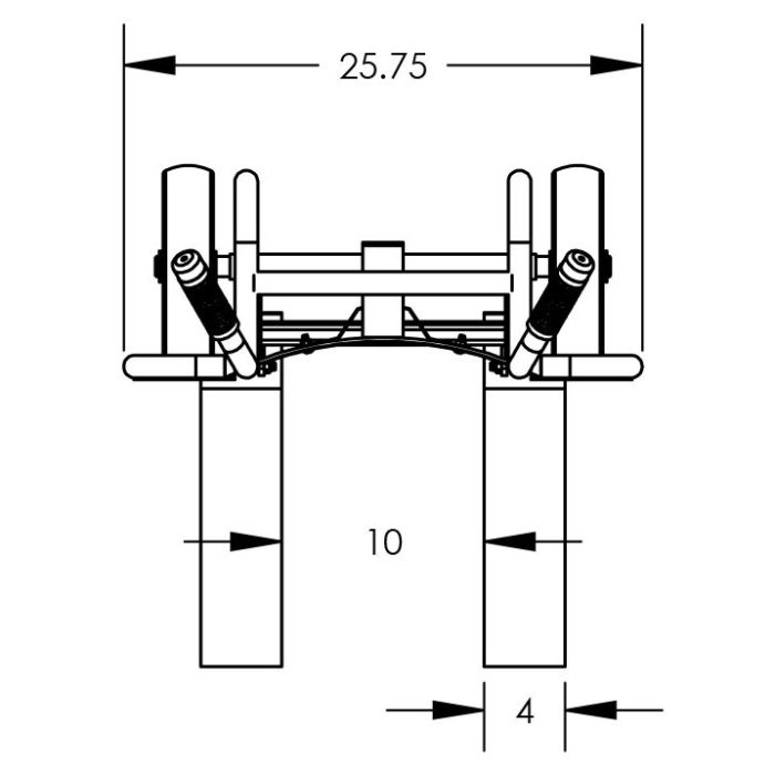 Valley Craft Steel 2Wheel UltraHeavy Duty Pallet Hand Truck Image 10