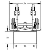 Valley Crafts UltraDurable 4Wheel Deluxe Commercial Hand Truck Image 4