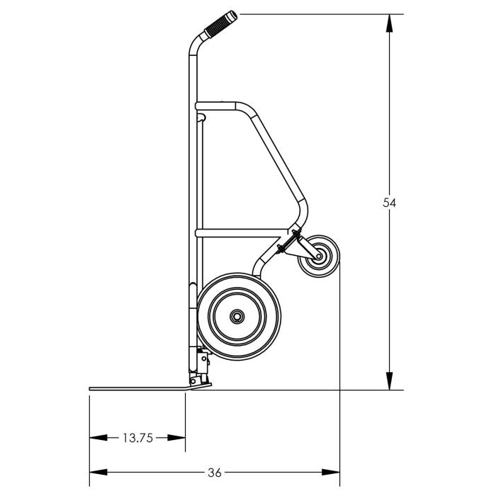 Valley Craft 4Wheel Pallet Truck UltraHeavy Duty Steel Construction Image 3