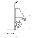 Valley Craft 4Wheel Pallet Truck UltraHeavy Duty Steel Construction Image 3