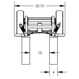 Valley Craft Steel 2Wheel UltraHeavy Duty Pallet Hand Truck Image 4