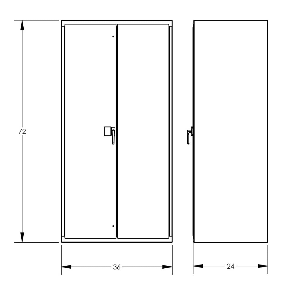 Valley Crafts Secure Electronic Locking Cabinets Industrial Grade Image 20