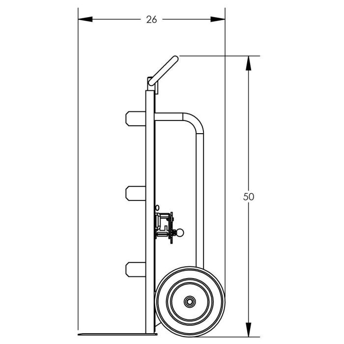 Valley Craft Double Cylinder Hand Trucks  Aluminum Crafted for Ultimate Durability Image 3