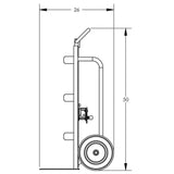 Valley Craft Double Cylinder Hand Trucks  Aluminum Crafted for Ultimate Durability Image 3