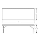 Valley Craft  HeavyDuty Adjustable Height Work Tables Image 8