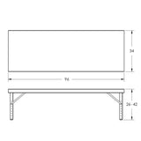 Valley Craft  HeavyDuty Adjustable Height Work Tables Image 29