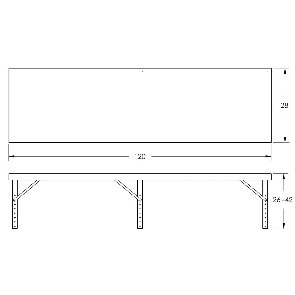 Valley Craft  HeavyDuty Adjustable Height Work Tables Image 43