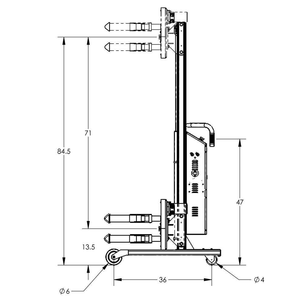 Valley Craft SemiActivated Drum Hoists  Rotators Image 64