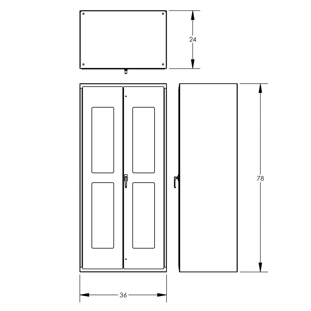 Transparent Cabinets by Valley Craft for Organized and Secure Storage Image 19