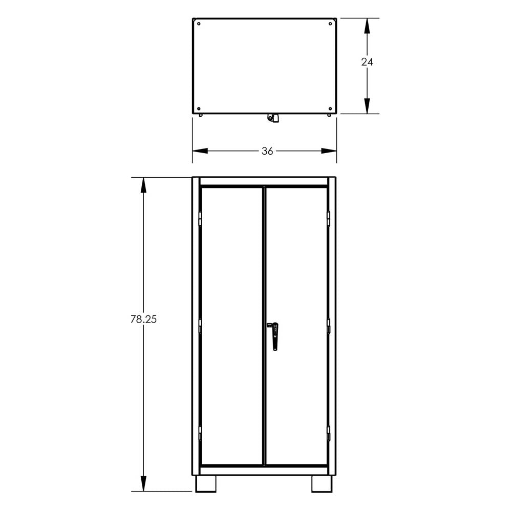 Valley Craft Durable 12 Gauge HeavyDuty Cabinets for Heavy Tools Storage Image 6