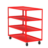 Valley Craft 4Shelf Utility Cart  Ultra Durable 12 Gauge Steel Design Image 20