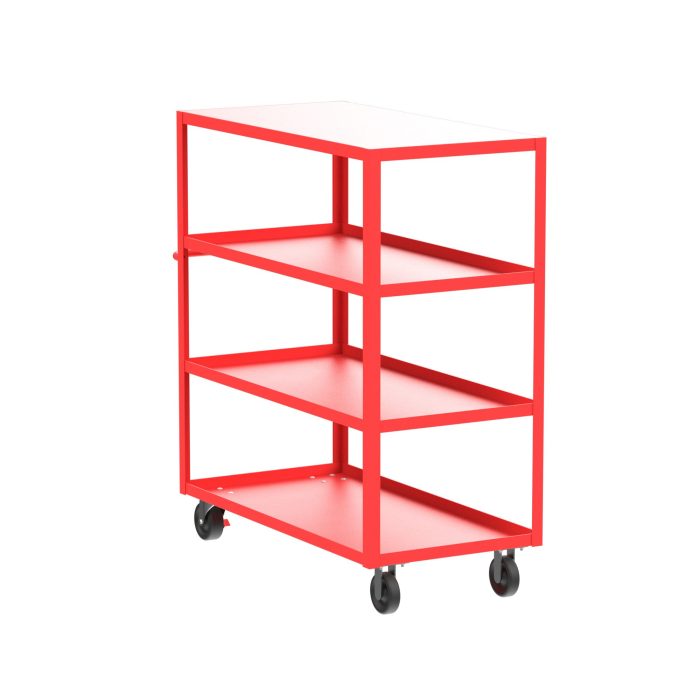 Valley Craft 4Shelf Utility Cart  Ultra Durable 12 Gauge Steel Design Image 11