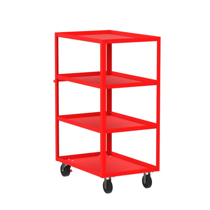 Valley Craft 4Shelf Utility Cart  Ultra Durable 12 Gauge Steel Design Image 2