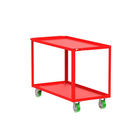 Valley Craft 2Shelf Utility Cart  Ultra Sturdy and Heavy Duty Design Image 14