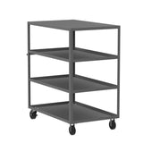 Valley Craft 4Shelf Utility Cart  Ultra Durable 12 Gauge Steel Design Image 19