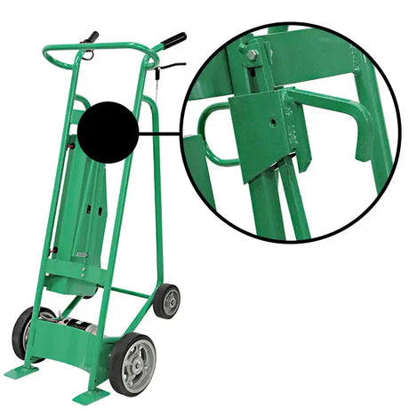 Valley Craft Motorized Drum Hand Truck  UltraDuty Steel  Solid Rubber Wheels Image 6