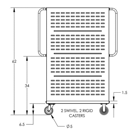 Valley Crafts Bin  Tool AFrame Carts for Organized Storage Image 97