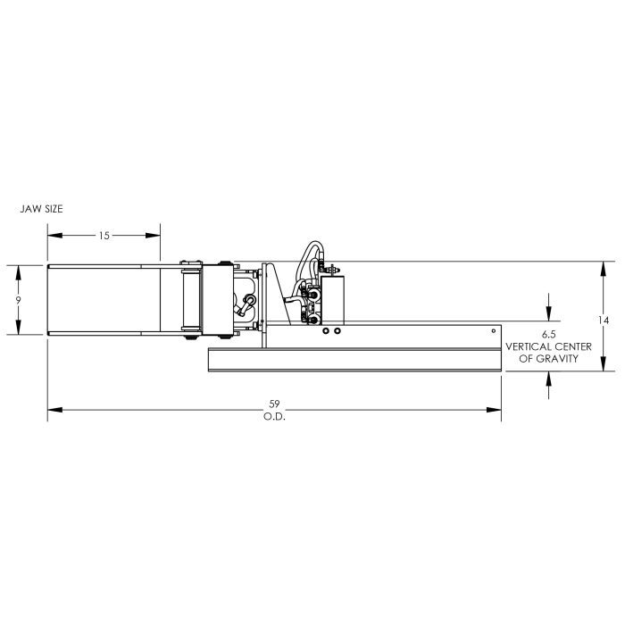 Valley Craft FullyPowered Drum Forklift Attachments  HeavyDuty Steel Image 4