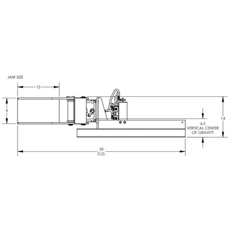 Valley Craft FullyPowered Drum Forklift Attachments  HeavyDuty Steel Image 4