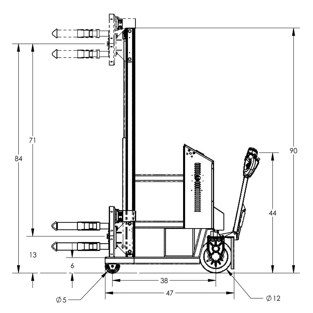 Valley Crafts Advanced Electric Powered Drum Lifts  Rotators Image 78