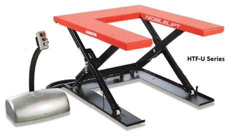 Noblelift HTF-U22 U-Shape Electric Scissor Table - 2,200lb, 110v