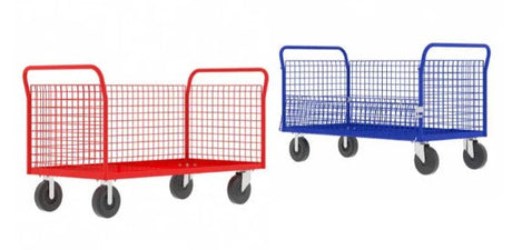 Valley Craft Ultra Heavy Duty 3Sided Platform Cage Cart Image 1