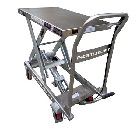 Noblelift TFS Stainless Steel Manual Scissor Lift Table 1100 lbs Image 1
