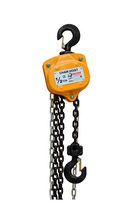 Bison Manual Hand Chain Hoist Finest in Economy Black Chain Image 1