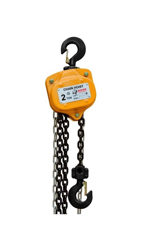 Bison Manual Hand Chain Hoist Finest in Economy Black Chain Image 3