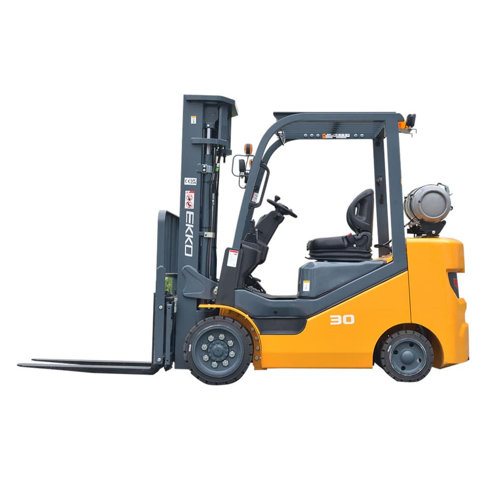 Ekko EK30SLP 4Wheel Propane Forklift Tier 4 EPA Compliant with 6000 lbs Load Capacity Image 1