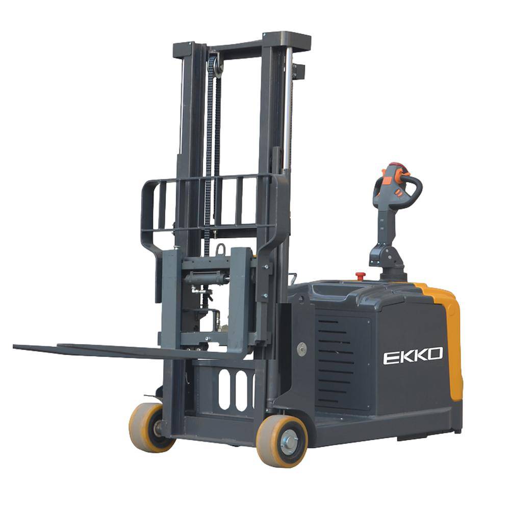 Ekko Lifts EK14 Walkie Stacker with 118 Lift and 3300 lbs Load Capacity Image 2