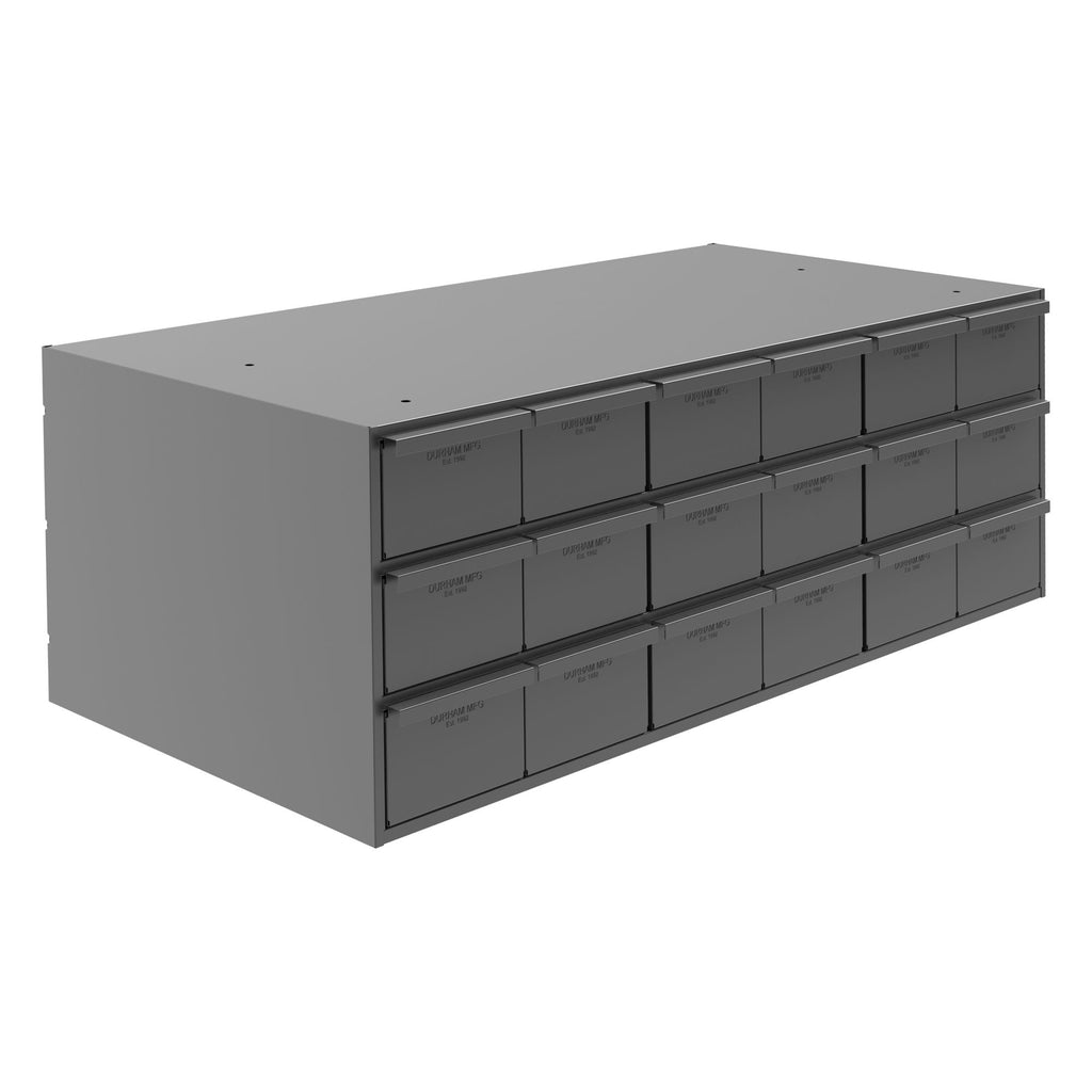 Durham Gray Gloss Steel Storage Unit for Small Parts 696 Drawers Image 2