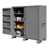 Durham 475 Cu Ft Jobsite Storage Cabinet Industrial Gray Steel Image 6