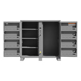 Durham 475 Cu Ft Jobsite Storage Cabinet Industrial Gray Steel Image 3