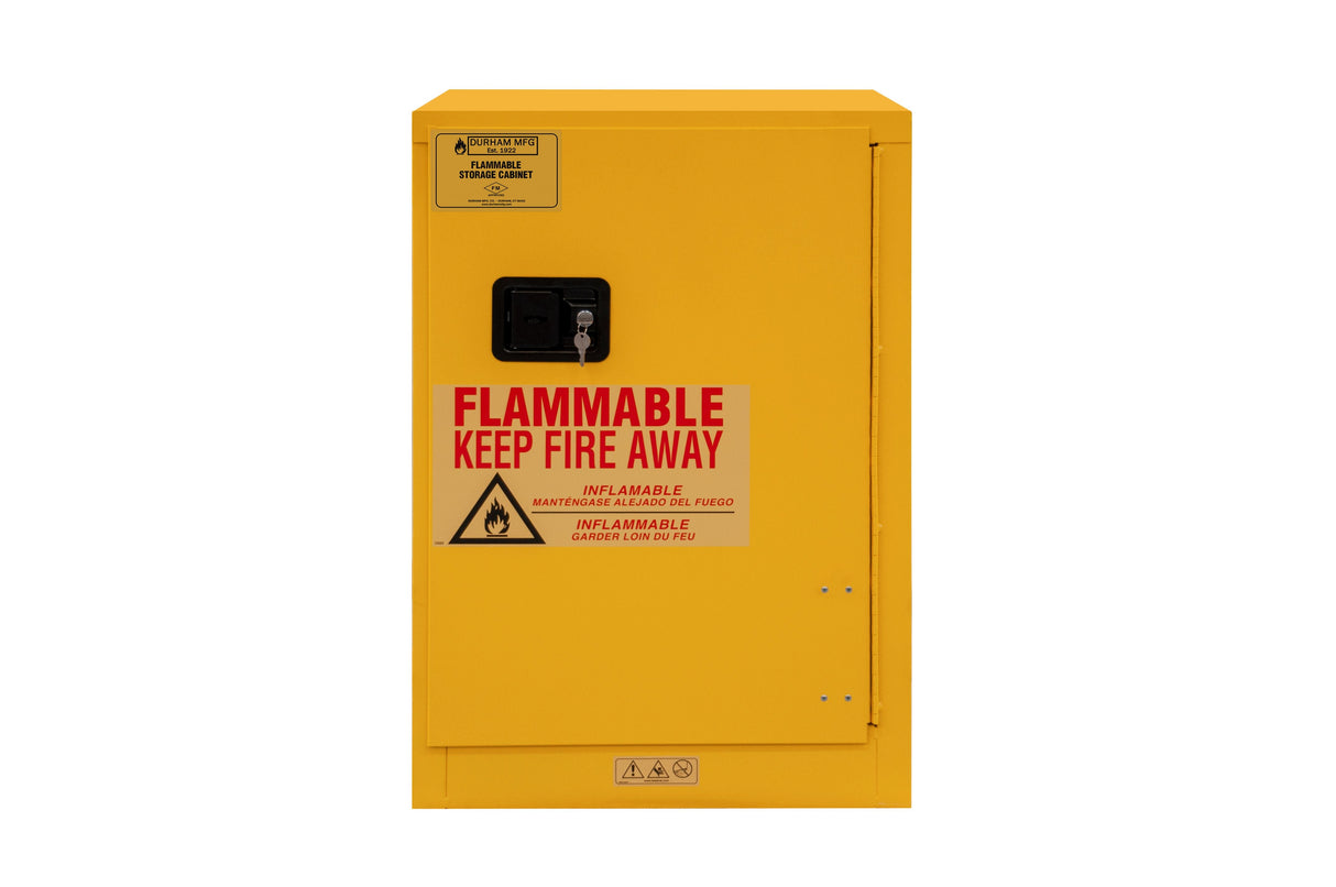 Durham Flammable Storage Cabinet with Multiple Capacities and Colors Image 2