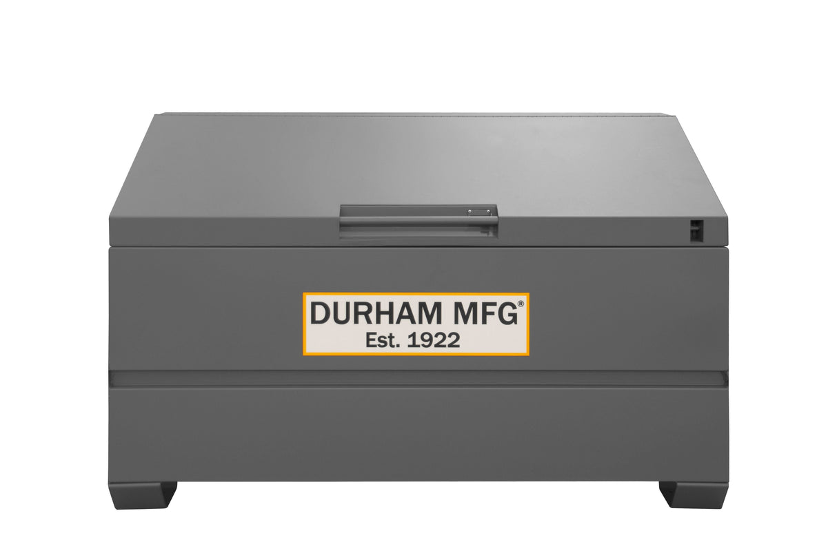 Durham 31 Cu Ft Jobsite Storage Box with Sloped Lid Gray Image 1