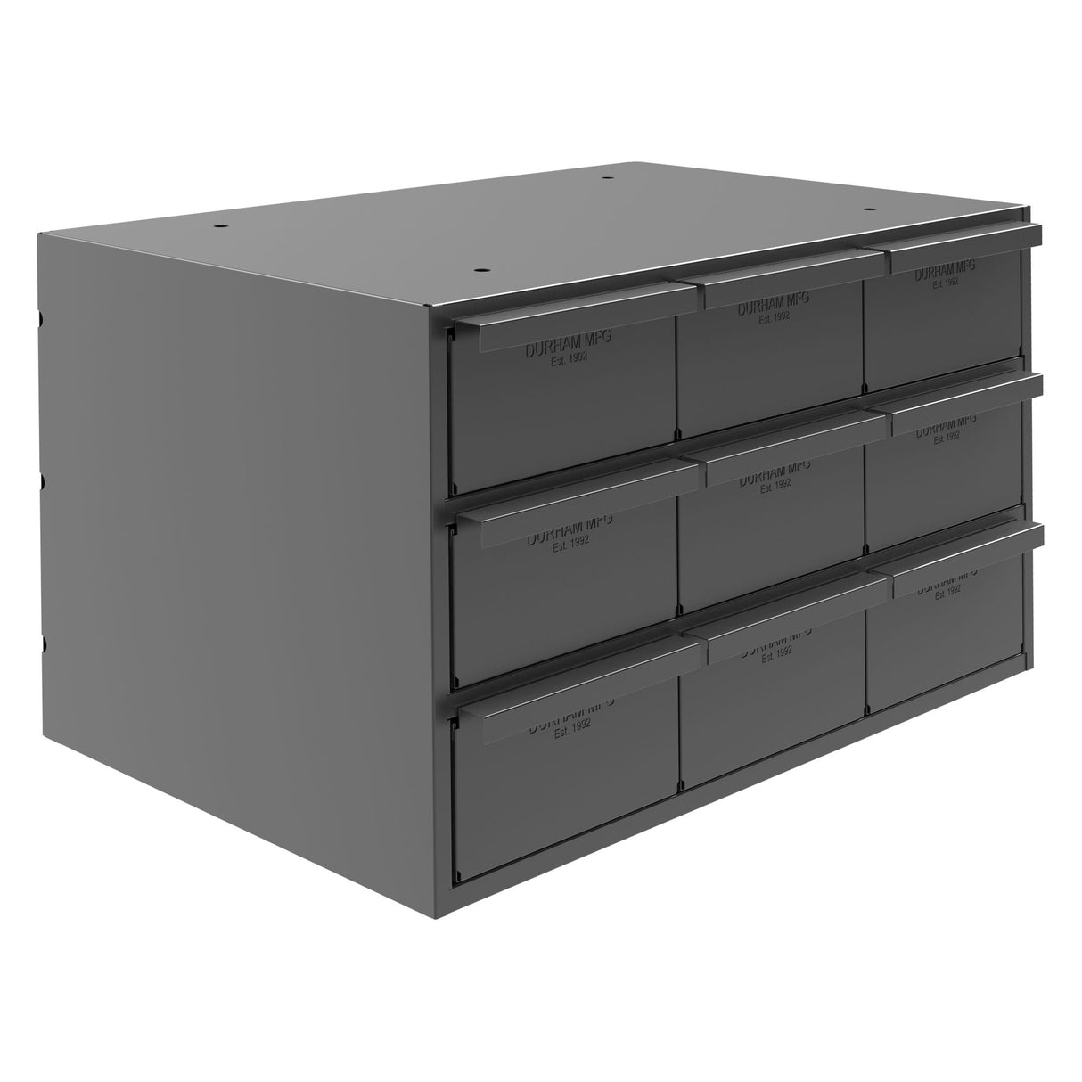 Durham Gray Gloss Steel Storage Unit for Small Parts 696 Drawers Image 4
