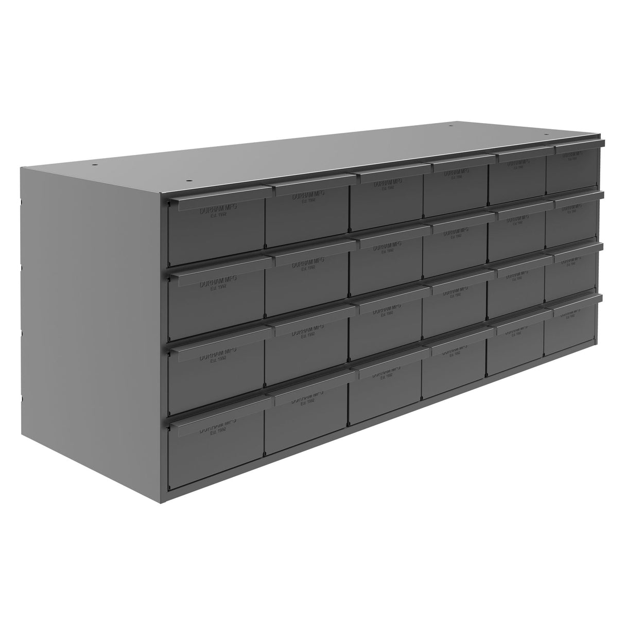 Durham Gray Gloss Steel Storage Unit for Small Parts 696 Drawers Image 3