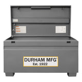 Durham 16 Cu Ft Jobsite Storage Box  Gray Durable 14 Gauge Steel Image 3