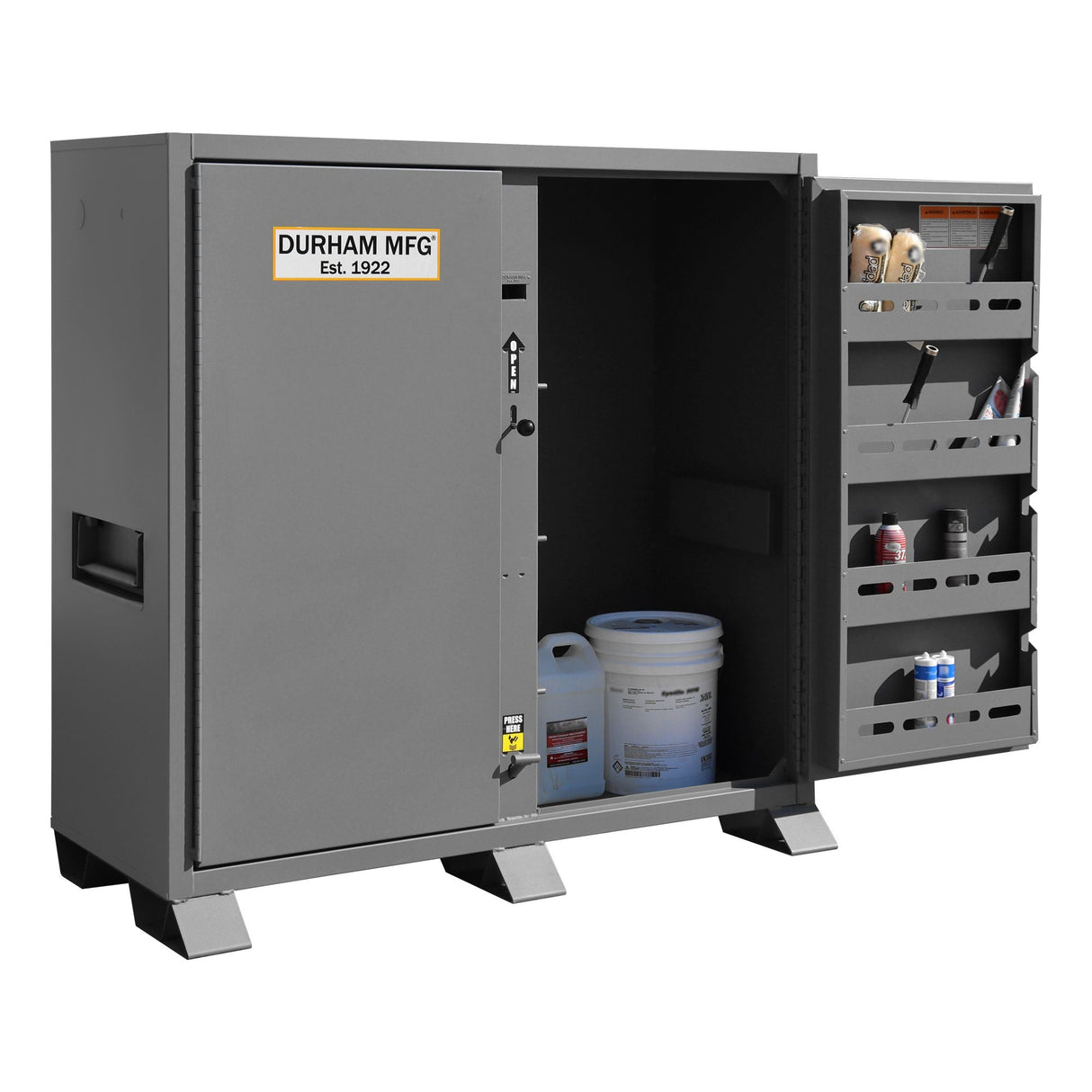 Durham 475 Cu Ft Jobsite Storage Cabinet Industrial Gray Steel Image 5